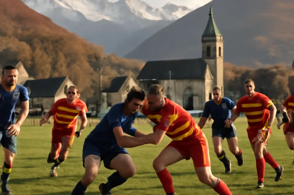 L'ovalie en Béarn, une culture de village
